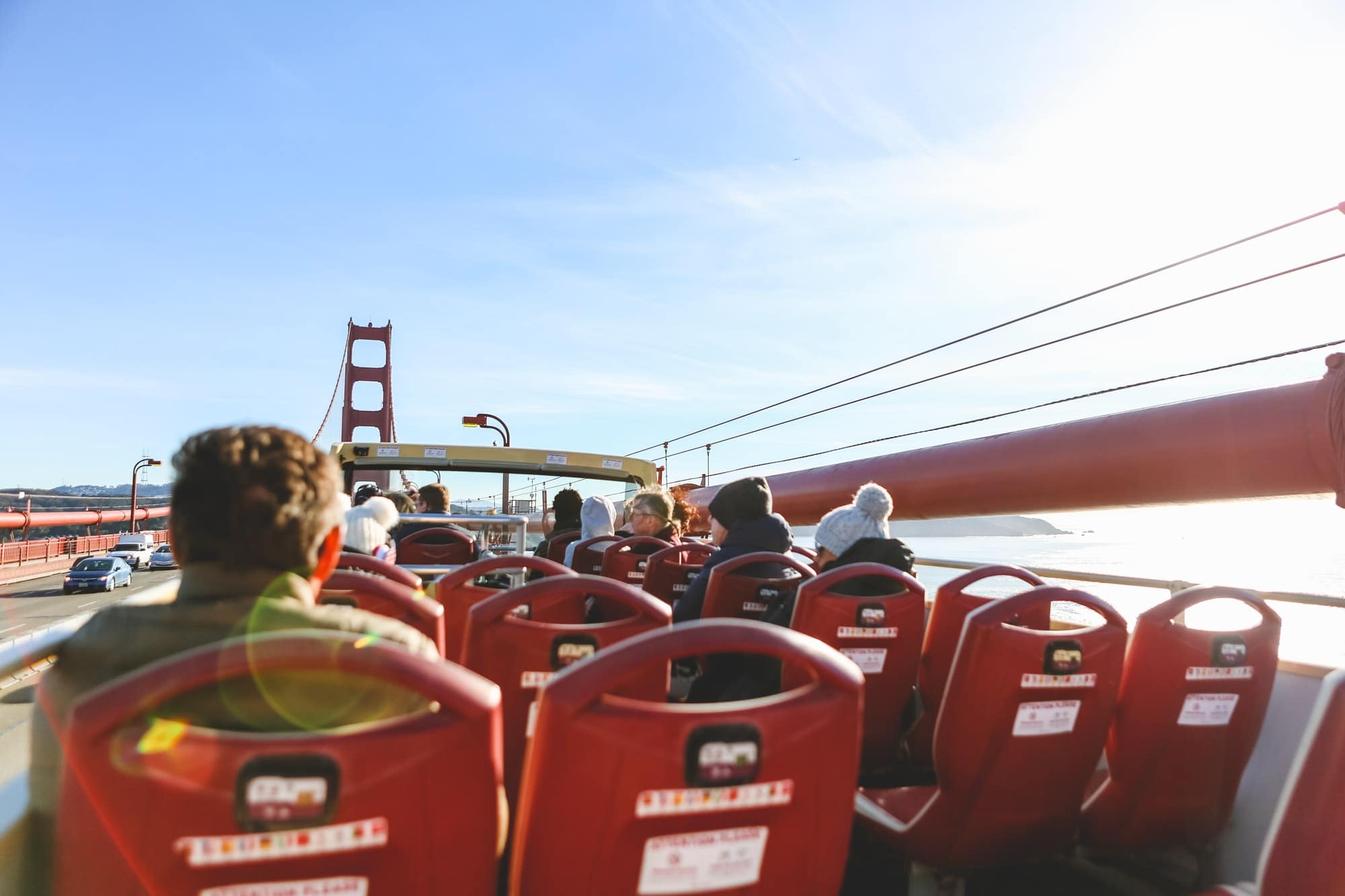 On Tour Bus in San Francisco