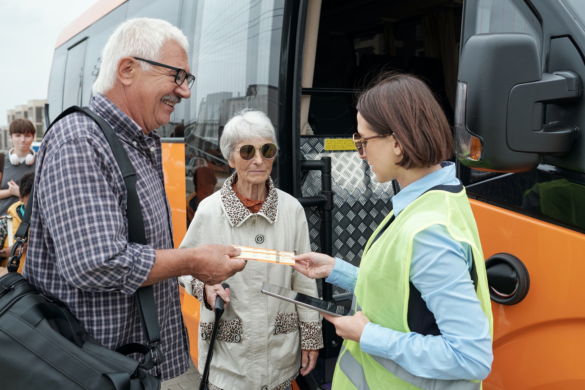 Showing Tickets To Bus Supervisor